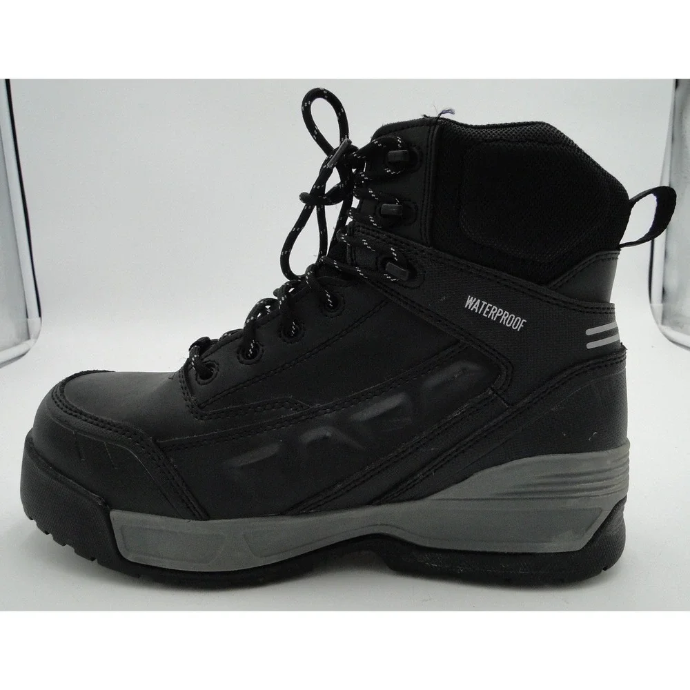 Craftsman 20311 Waterproof Steel Toe‎ Burnley Black Work Boots - Men's 7.5M